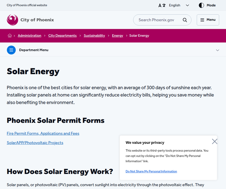 Phoenix Climate Action: Building the Most Sustainable Desert City