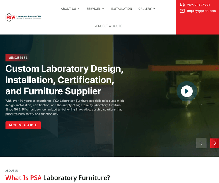 Laboratory Furniture Supplier